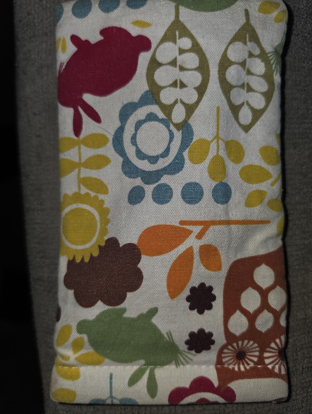 Vera Bradley Multicolor Floral & Bird Sunglasses Sleeve
